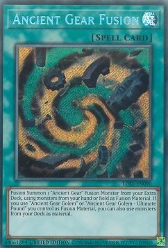 Antike Antriebsfusion LDS1-090 Secret Rare Poor Deutsch