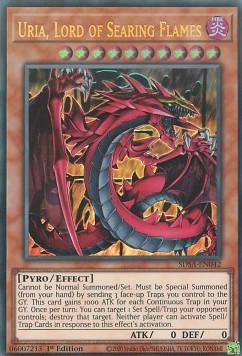 Uria, Herr der reißenden Flammen SDSA-042 Ultra Rare Near Mint Deutsch 1. Auflage