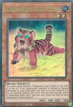 Amazonischer Babytiger (V.2) LDS1-023 Ultra Rare Light Played Deutsch 1. Auflage
