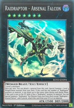 Überfallraptor - Arsenalfalke ROTD-094 Super Rare Near Mint Deutsch 1. Auflage