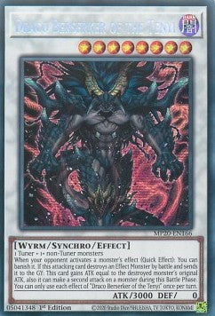 Dracho-Berserker der Tenyi MP20-166 Secret Rare Good Deutsch 1. Auflage