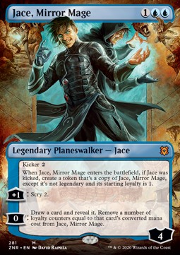 Jace, Mirror Mage XZNR-281 Mythic Near Mint Englisch Foil