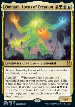 Omnath, der Sammelpunkt der Schöpfung ZNR-232 Mythic Good Deutsch