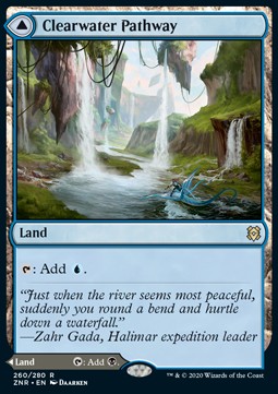 Clearwater Pathway // Murkwater Pathway ZNR-260 Rare Good Englisch