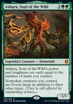 Ashaya, Soul of the Wild ZNR-179 Mythic Excellent Englisch