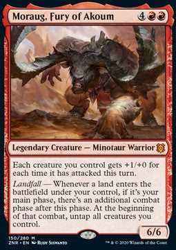 Moraug, Zorn von Akoum ZNR-150 Mythic Excellent Deutsch