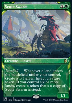 Scute Swarm XZNR-308 Rare Near Mint Englisch Foil