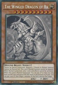 Der geflügelte Drache von Ra (V.2) LED7-000 Ghost Rare Excellent Deutsch 1. Auflage