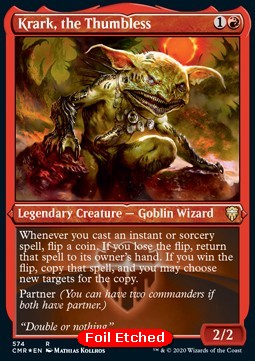 Krark, the Thumbless XCMR-574 Rare Good Englisch Foil