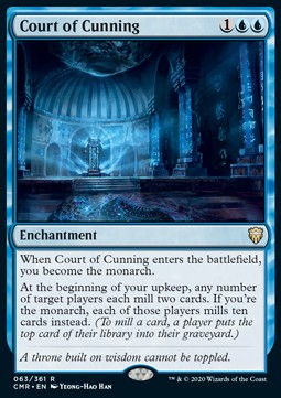 Court of Cunning CMR-63 Rare Excellent Englisch Foil