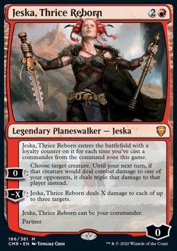 Jeska, Thrice Reborn CMR-186 Mythic Near Mint Englisch