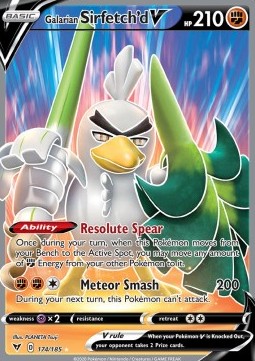 Galarian Sirfetch'd V VIV-174 Ultra Rare Excellent Deutsch