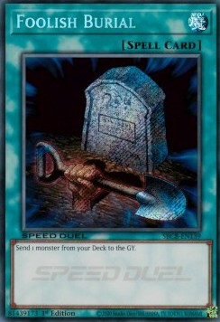 Törichtes Begräbnis (V.2) SBCB-139 Secret Rare Good Deutsch 1. Auflage