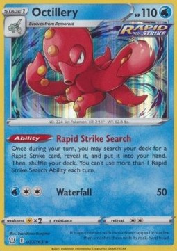 Octillery BST-37 Holo Rare Near Mint Englisch
