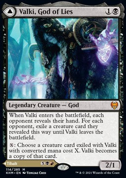 Valki, God of Lies // Tibalt, Cosmic Impostor KHM-114 Mythic Near Mint Englisch