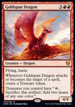 Goldspan Dragon KHM-139 Mythic Near Mint Englisch