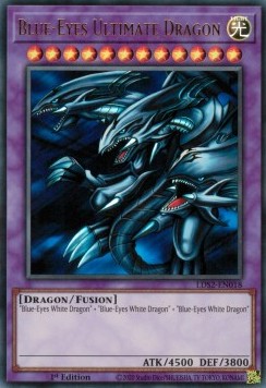 Blauäugiger ultimativer Drache (V.1) LDS2-018 Ultra Rare Near Mint Deutsch 1. Auflage