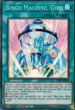 Bingo-Maschine, los!!! LDS2-028 Secret Rare Near Mint Deutsch 1. Auflage