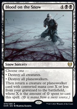 Blood on the Snow KHM-79 Rare Near Mint Englisch
