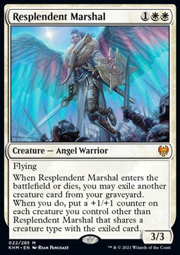 Resplendent Marshal KHM-22 Mythic Near Mint Englisch Foil