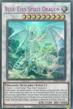 Blauäugiger Geisterdrache (V.4) LDS2-020 Ultra Rare Near Mint Deutsch 1. Auflage