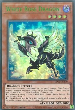 White Rose Dragon (V.3) LDS2-109 Ultra Rare Good Englisch 1. Auflage