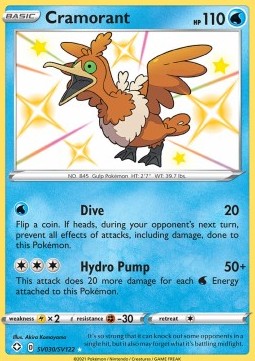 Cramorant SHF-SV30 Secret Rare Excellent Englisch