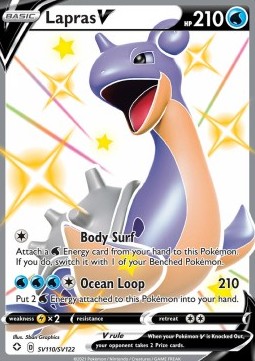 Lapras V SHF-SV110 Secret Rare Near Mint Englisch