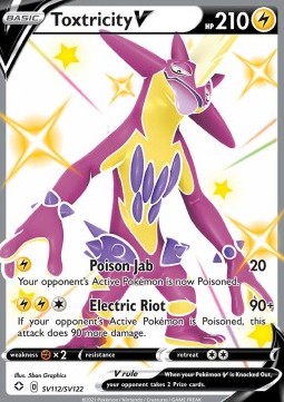 Toxtricity V SHF-SV112 Secret Rare Excellent Englisch