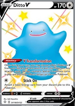Ditto V SHF-SV118 Secret Rare Excellent Deutsch
