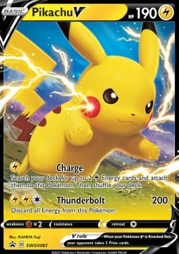 Pikachu V SWSH-061 Promo Near Mint Englisch