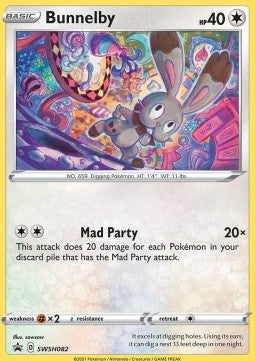 Bunnelby SWSH-082 Promo Near Mint Englisch