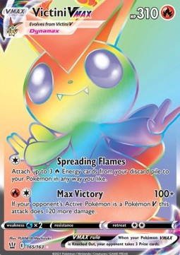 Victini VMAX BST-165 Secret Rare Poor Deutsch