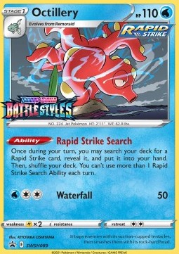 Octillery SWSH-089 Promo Good Deutsch