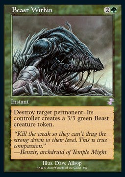 Beast Within XTSR-357 Time Shifted Near Mint Englisch