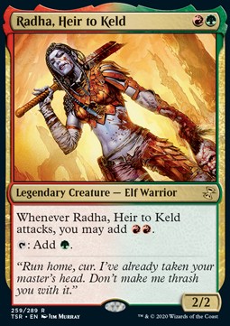 Radha, Heir to Keld TSR-259 Rare Near Mint Englisch