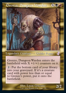 Grenzo, Dungeon Warden XTSR-378 Time Shifted Near Mint Deutsch