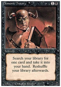 Demonic Tutor 3ED- Uncommon Good Englisch