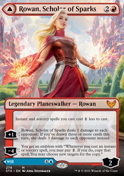 Rowan, Scholar of Sparks // Will, Scholar of Frost XSTX-278 Mythic Near Mint Englisch
