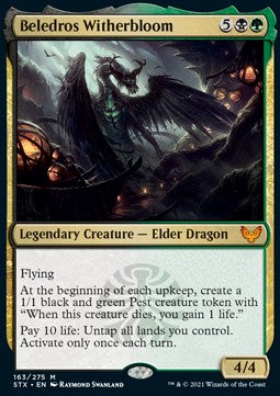 Beledros Witherbloom STX-163 Mythic Excellent Englisch