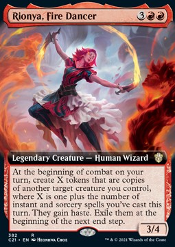 Rionya, Fire Dancer XC21-382 Rare Near Mint Englisch