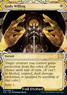 Gods Willing STA-7 Rare Near Mint Englisch Foil