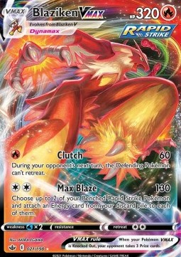 Blaziken VMAX CRE-021 Ultra Rare Near Mint Englisch