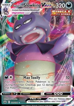 Galarian Laschoking VMAX CRE-100 Ultra Rare Good Deutsch