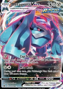 Metagross VMAX CRE-113 Ultra Rare Poor Deutsch