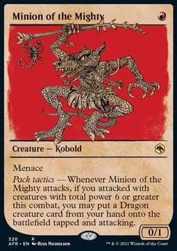 Minion of the Mighty XAFR-320 Rare Excellent Englisch Foil