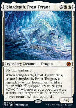 Icingdeath, Frost Tyrant AFR-20 Mythic Near Mint Englisch Foil