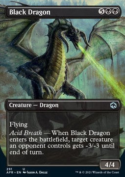Schwarzer Drache XAFR-291 Uncommon Near Mint Deutsch