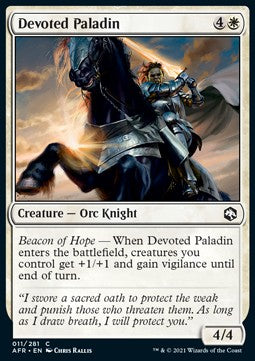 Treuer Paladin AFR-11 Common Near Mint Deutsch