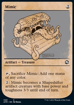 Mimic XAFR-349 Common Near Mint Englisch Foil